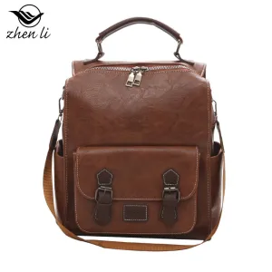 Women's Comfortable Fashion Style Retro Batch Backpacks