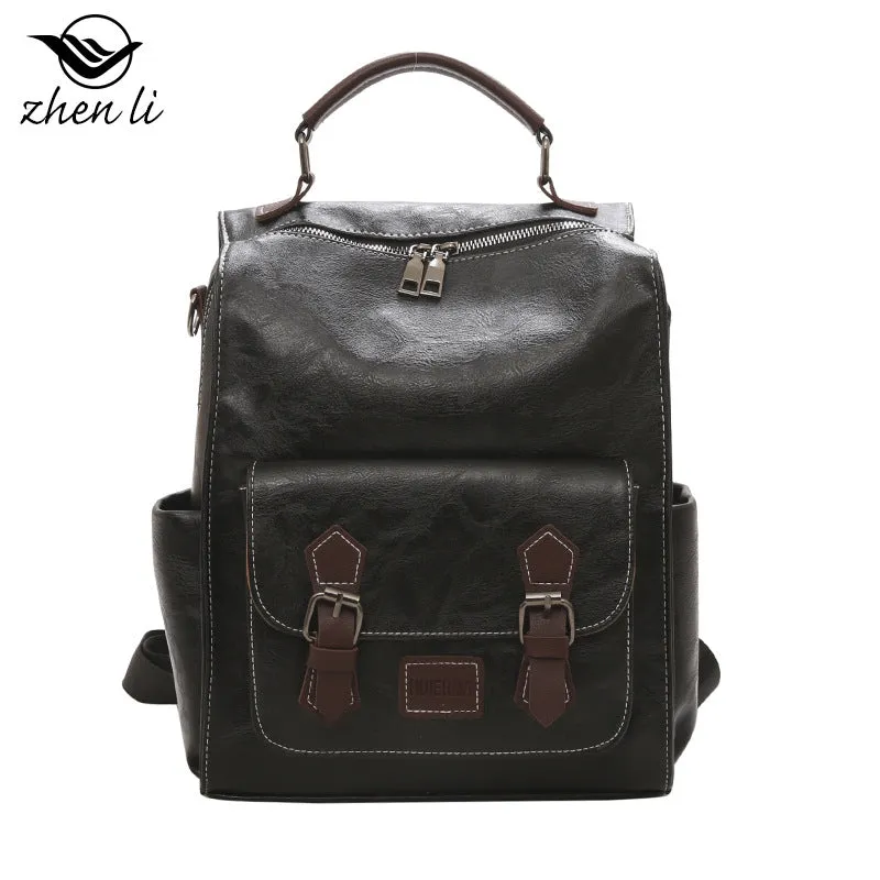 Women's Comfortable Fashion Style Retro Batch Backpacks
