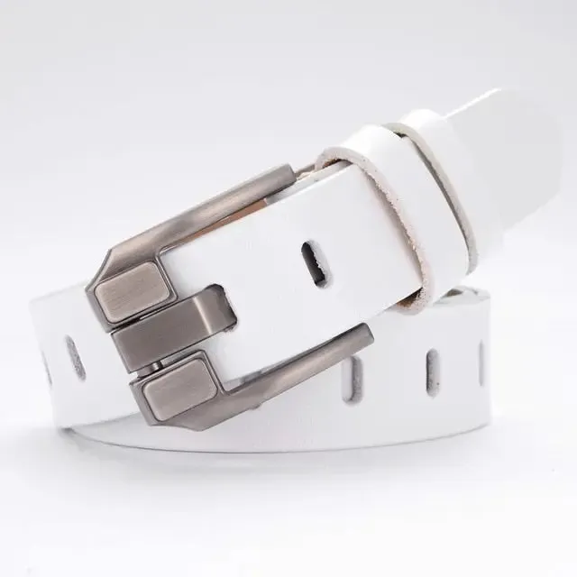 Women's leather belt Luxury brand of fashion designer Women's Ceinture femmes