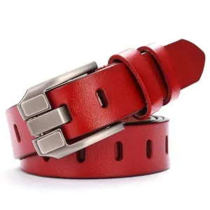 Women's leather belt Luxury brand of fashion designer Women's Ceinture femmes