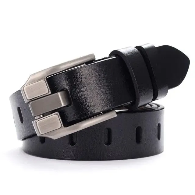 Women's leather belt Luxury brand of fashion designer Women's Ceinture femmes