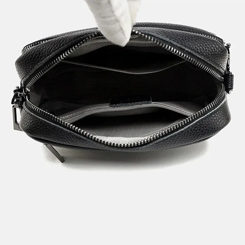 Women's PU Leather Crossbody Bag - Fashionable Small Square Handbag