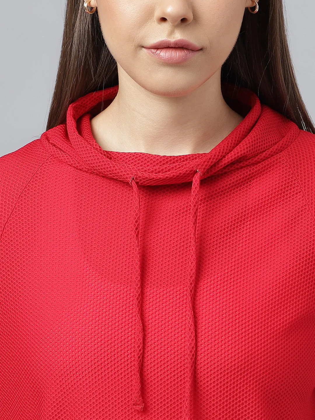 Women's self design sweat top