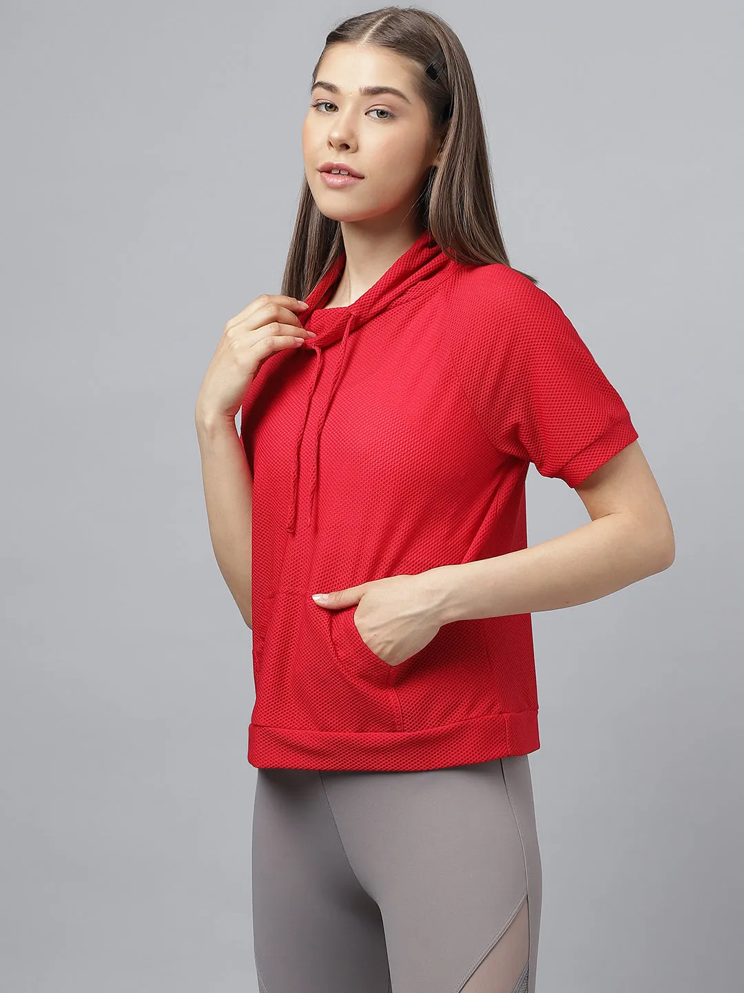 Women's self design sweat top