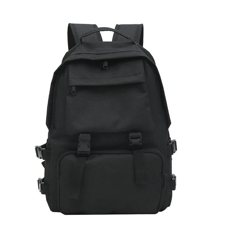Women's Summer Preppy Style Fresh Pure Color Backpacks