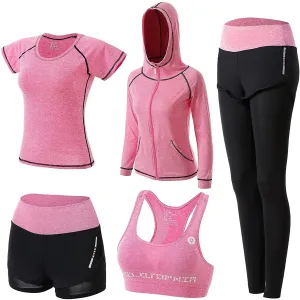 Workout Sets for Women Clothes Tracksuit Sport Yoga Fitness Gym Tennis Exercise Workout Clothes Athletic Activewear Sets