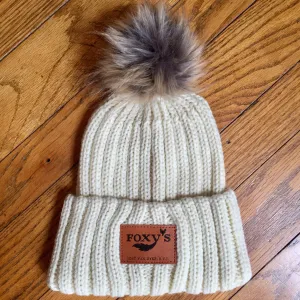 xFoxy's Classic Logo Pom Beanie