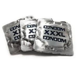 XXXL Condoms Belt Buckle Blue Funny Belt Buckle