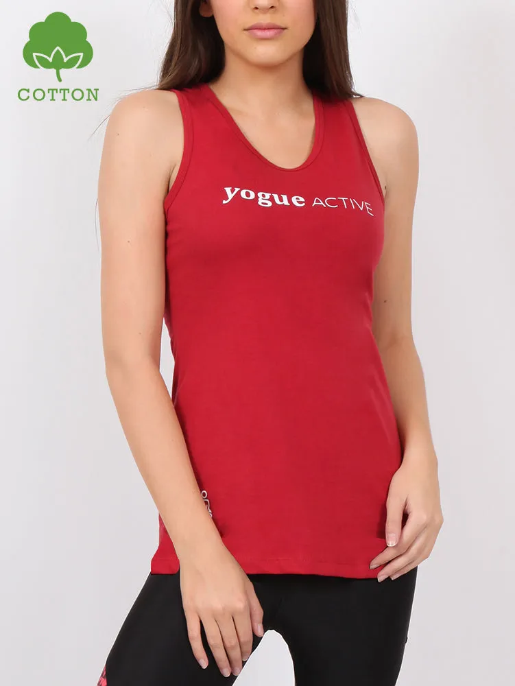 Yogue Active Red Tank Top