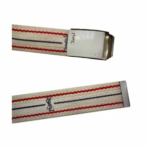 YSL Logo Webbed Belt 💰