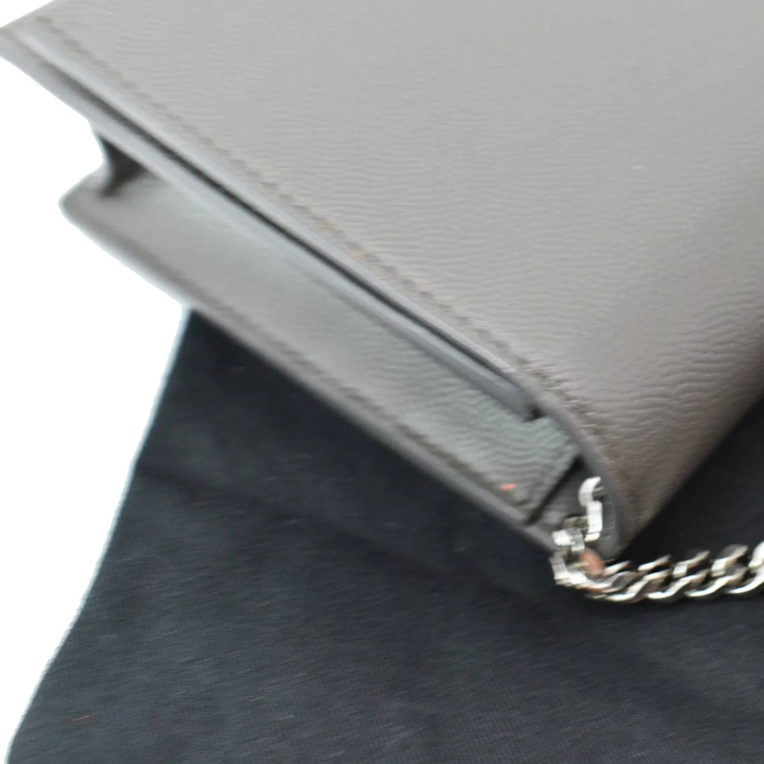 YVES SAINT LAURENT Small Kate Tassel Leather Shoulder Bag Grey - Hot Deals