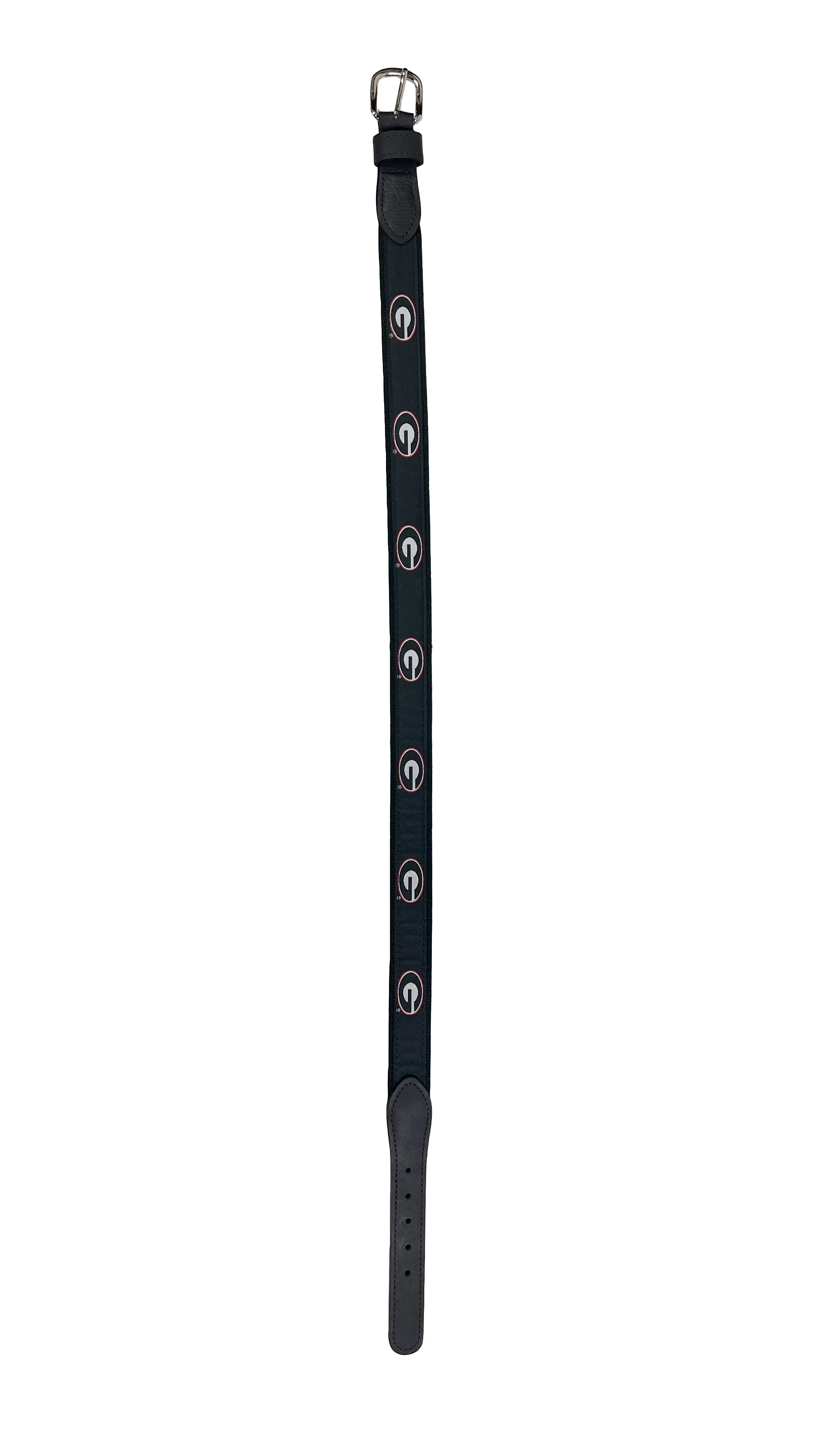 Zeppro University of Georgia Ribbon Belt - Black