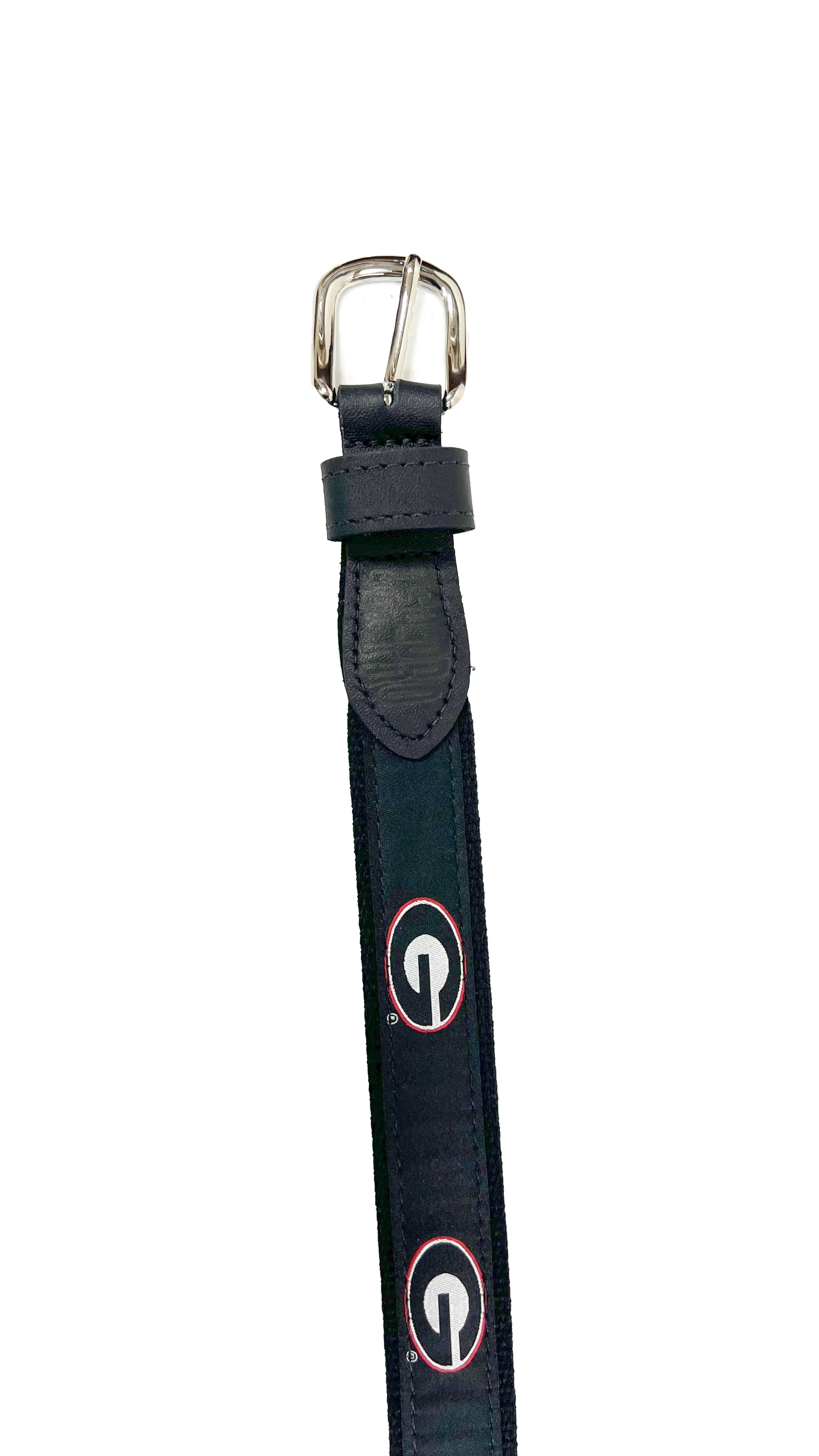 Zeppro University of Georgia Ribbon Belt - Black