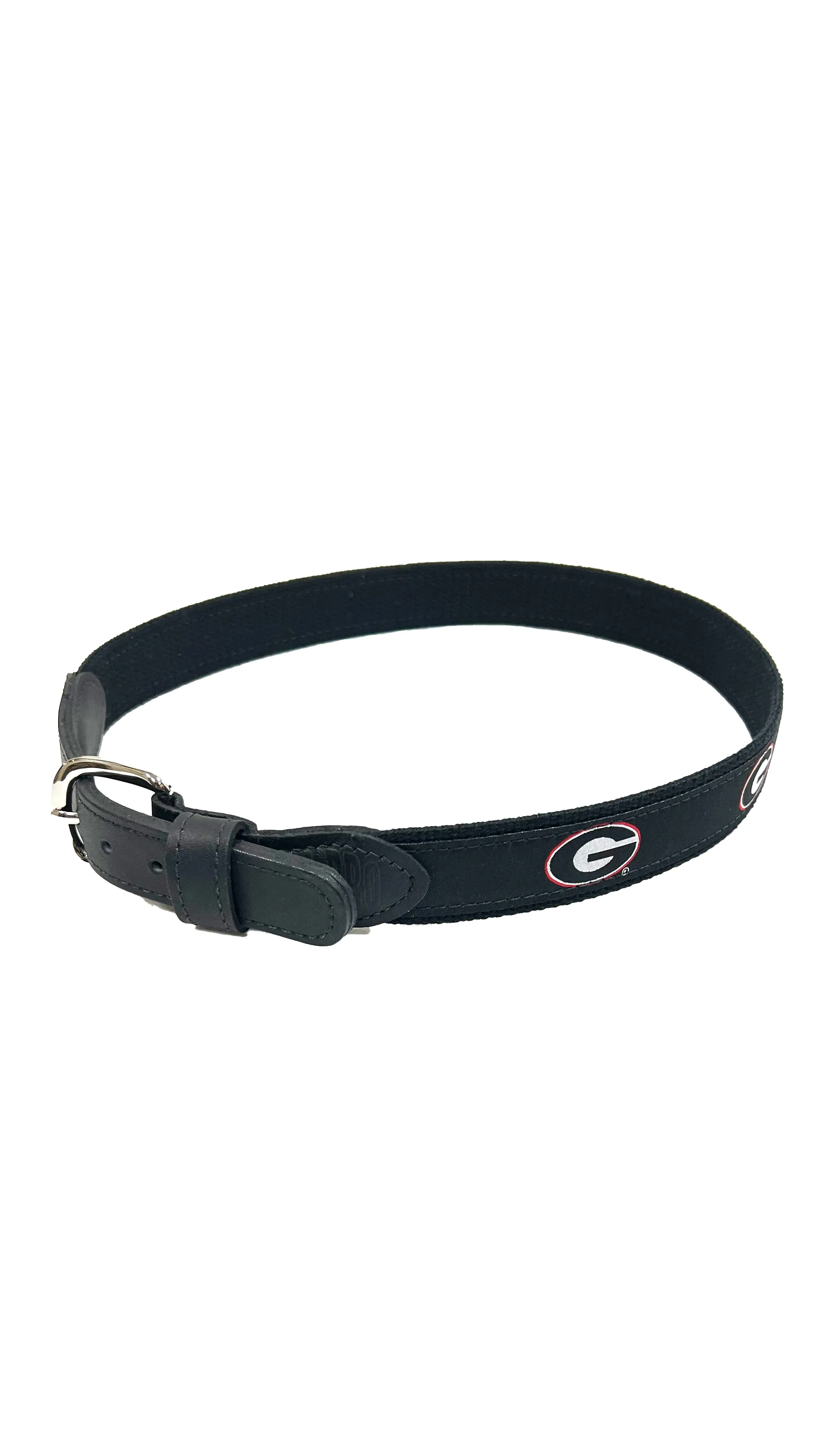 Zeppro University of Georgia Ribbon Belt - Black