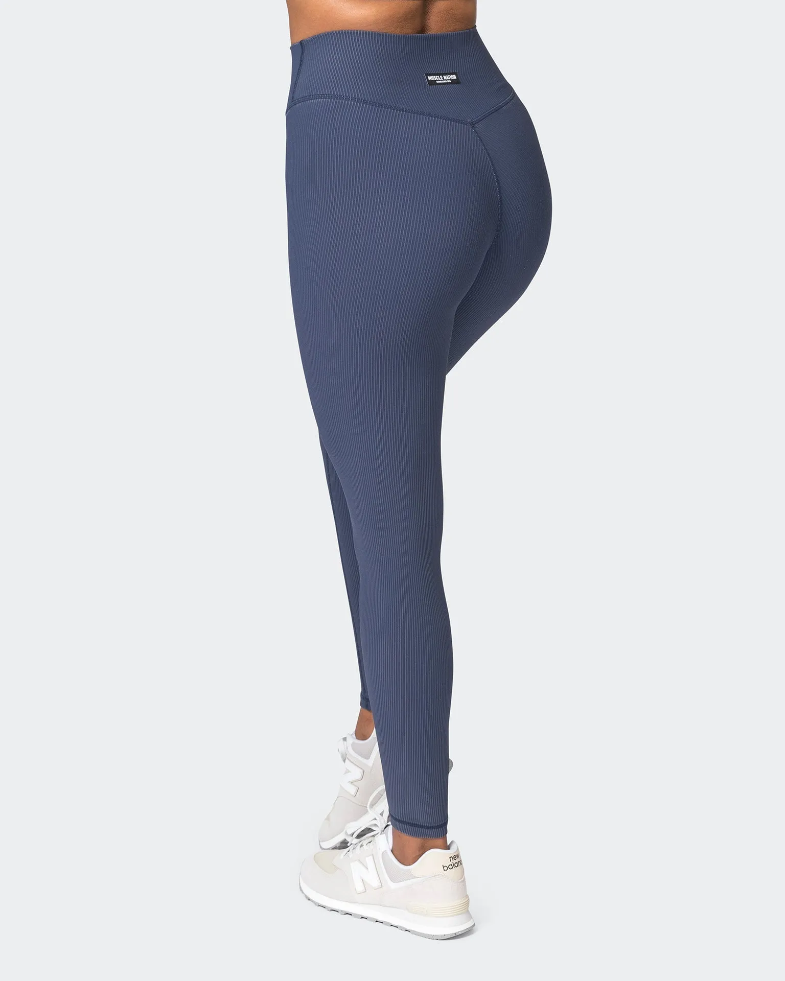 Zero Rise Vintage Rib Ankle Length Leggings - Washed Spellbound