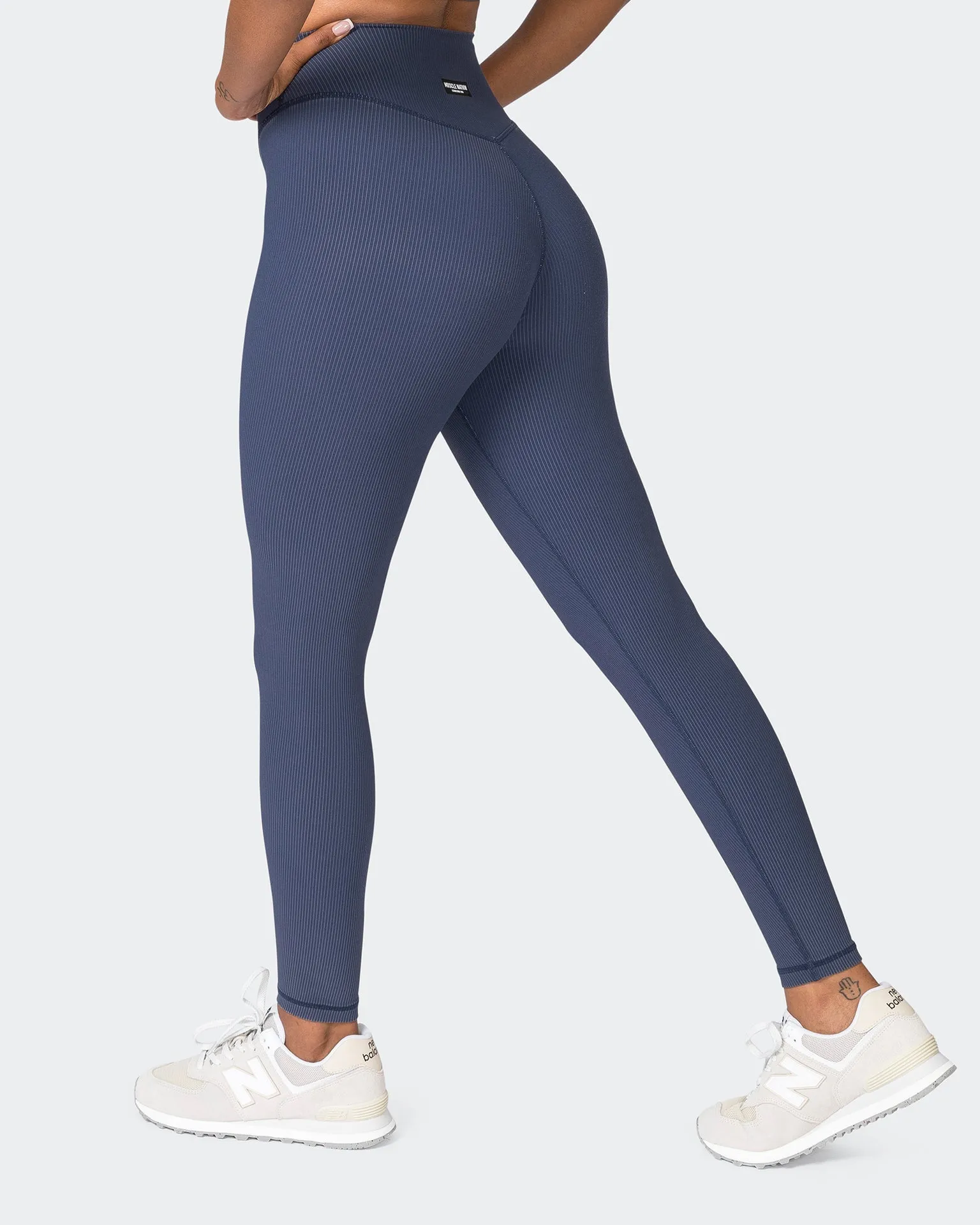 Zero Rise Vintage Rib Ankle Length Leggings - Washed Spellbound