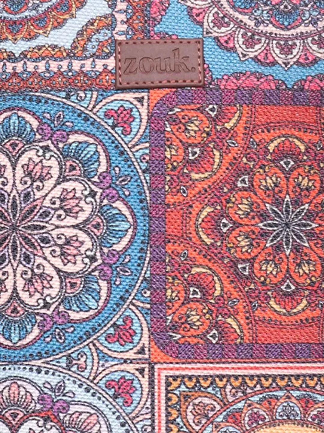 ZOUK Women Ethnic Motifs Printed Backpack